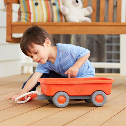 Green Toys Wagon - Orange Closed Box