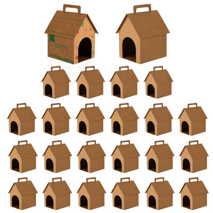 24pcs Large Dog Party Favors Boxes, DIY Adopt a Pu