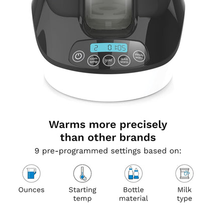 Baby Brezza Fast Baby Milk Warmer for All Bottles of Formula + Breastmilk