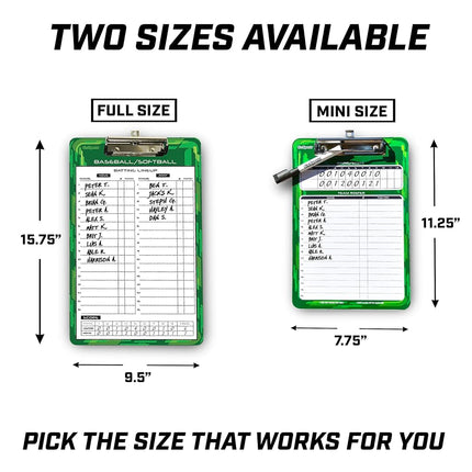 GoSports Baseball & Softball Lineup Board
