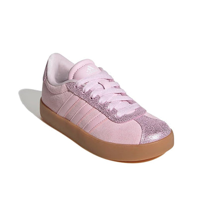 adidas Unisex Kids VL Court 3.0 Shoes Kids, Clear Pink/Clear pink/GUM10, 6.5 UK