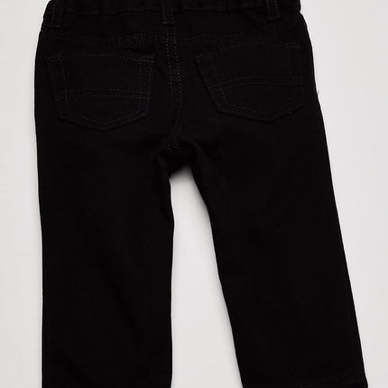 The Children's Place Baby Boys' and Toddler Skinny Jeans, Black Denim, 6-9 Meses