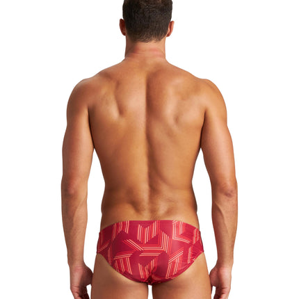 ARENA Slip de baño Puzzled para niños y hombres - Traje de baño estilo slip para practicar natación, uso casual o competitivo