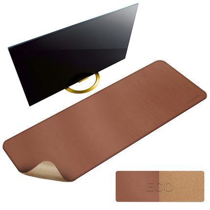 MAIDERN 120 x 40cm Cork & Leather Desk Pad, Large 