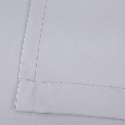 HPD Half Price Drapes Room Darkening Curtains 84 Inches Long for Bedroom & Living Room (1 Panel), 50 X 84, Fog Grey