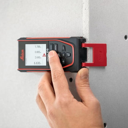 Leica DISTO D5 - Professional Laser Rangefinder with Bluetooth (App Use), Target Finder (Indoor and Outdoor) and Tilt Sensor for Height Tracking, Profile and Angle Measurement