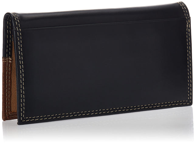 Cartera Timberland PRO de piel RFID larga tipo rodeo para hombre con RFID, color teca, talla única, Reino Unido