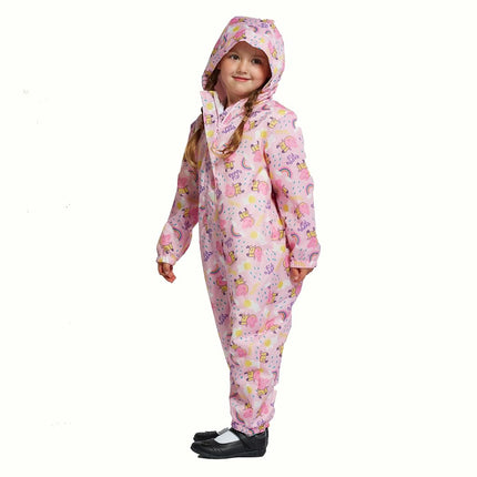 Peppa Pigl Puddle Suit | All in One Waterproof for Kids | Girls Rain Suit | 3-4 Years