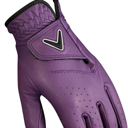 Callaway Golf Opti Color Glove (Worn on Left Hand, Ladies (3-Pack), Medium, Multi Color)