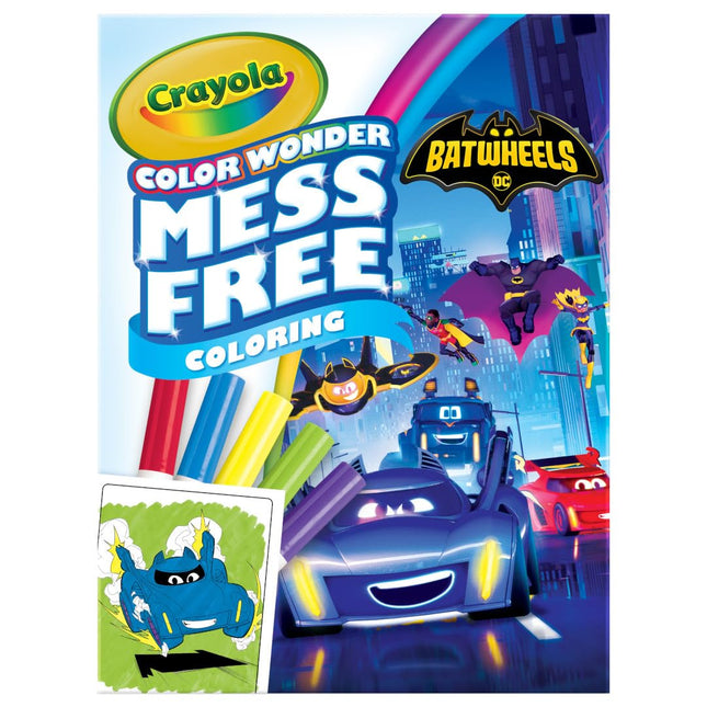 CRAYOLA Batwheels Color Wonder Coloring Pages & Ma