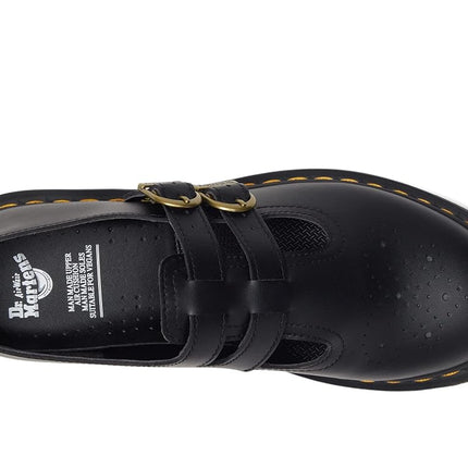 Dr. Martens Ballerines Mary Jane véganes 8065 pour femme, Black Felix Rub Off, 8 UK