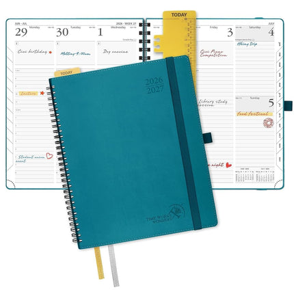 POPRUN Planner 2026-2027 (Large - 8.5'' x 10.5'') 