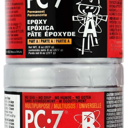 PC Products 87770 PC-7 Epoxy Adhesive Paste, Two-P