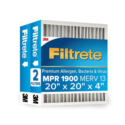 Filtrete 20x20x4 AC Furnace Air Filter, MERV 13, M