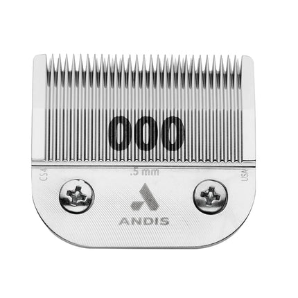 Andis 64480 CeramicEdge Carbon-Infused Steel Clipper Graduation For Close Cutting, Chrome, 1 Count (Pack of 1)