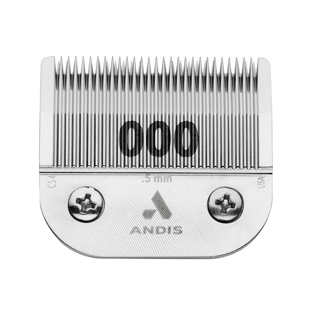 Andis 64480 CeramicEdge Carbon-Infused Steel Clipper Graduation For Close Cutting, Chrome, 1 Count (Pack of 1)