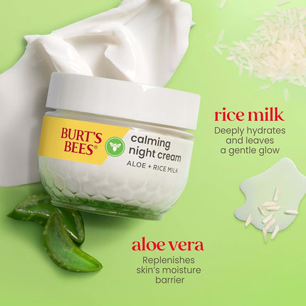 Burt's Bees Sensitive Night Face Cream, 50g