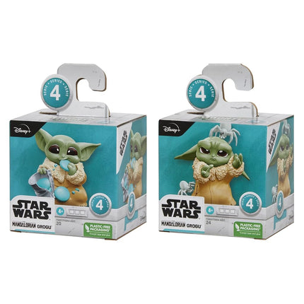Star Wars Hasbro The Bounty Collection Series 4, 2-Pack Grogu Figures, Pesky Spiders, Cookie Eating, Ages 4 and Up, Multicolor, F5186