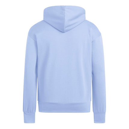 adidas Men's Essentials Feelcozy Fleece Hoodie, Blue/Black, M Tall