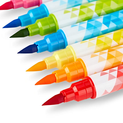 Crayola Dual Chisel Tip & Brush Markers, Art Markers, Gifts for Teens, 12ct