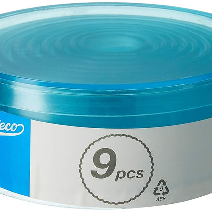 Ateco 5707 Fluted Edge Round Cutter Set in Graduated Sizes, Durable, Food-Safe Plastic, 7 Pc Set