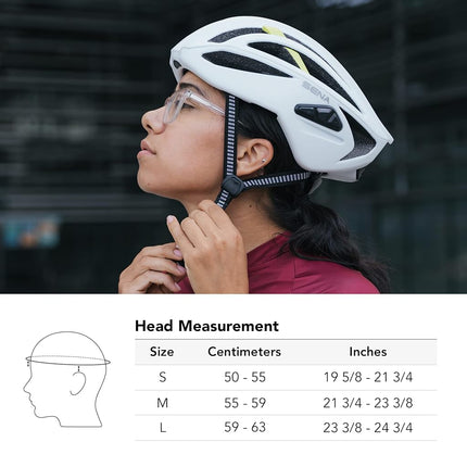 Sena Adult R2 Smart Road Cycling Helmet, Matte Black, S