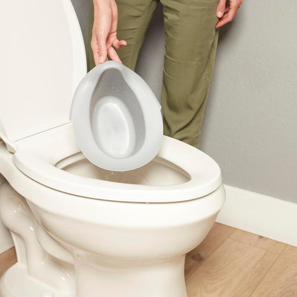 Infantino Potty Pals Potty Seat - Potty Training Toilet, Removable Bowl with Splashguard, Slip Resistant Feet, Gray Koala