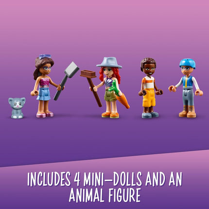LEGO Friends Canal Houseboat 41702 Building Kit; Comes with 4 Mini-Dolls Including Mia and 1 Animal Toy; Birthday Gift for Kids Aged 7+ (737 Pieces)