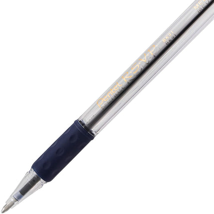 Pentel RSVP Ballpoint Pen, (0.7mm) Fine Line, Blue Ink, 72pk Canister (BK90PC72C)