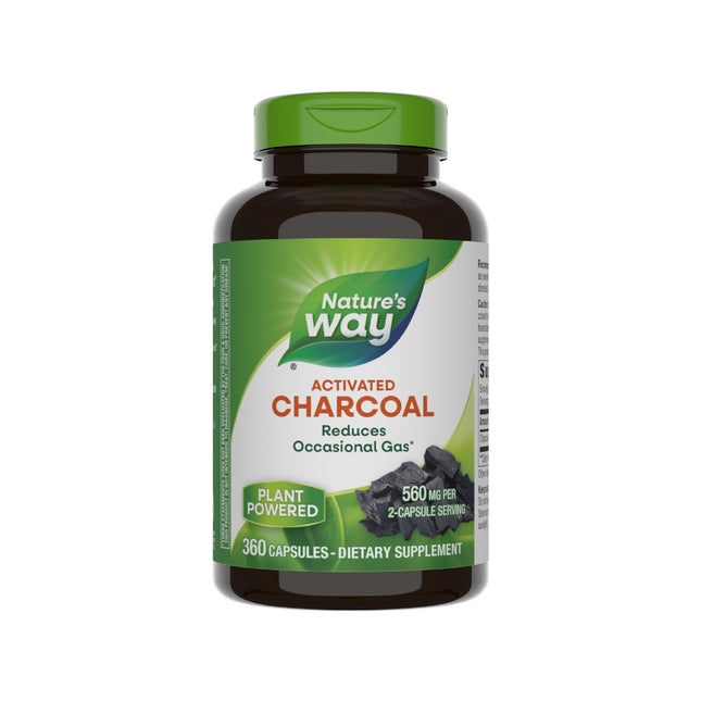 Nature's Way - Activated Charcoal 280 mg. - 360 Ca