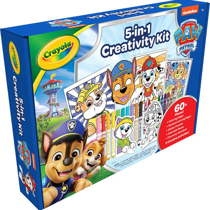 Crayola PAW Patrol Art Kit (60+Pcs), Art Set for Kids, PAW Patrol Toys & Gifts, PAW Patrol Coloring Set, Gift for Boys & Girls, Ages 4+
