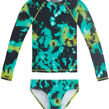 Kanu Surf Girls Long Sleeve Rashguard UPF 50 Two P