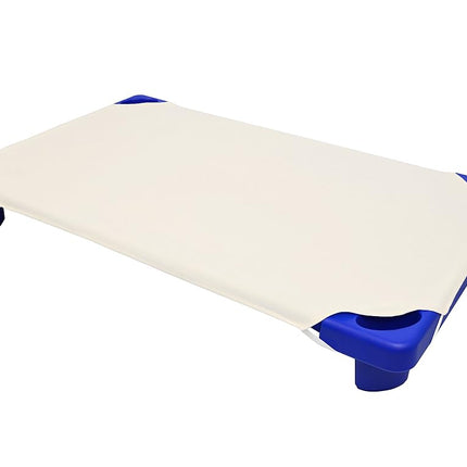 Drap de lit de camp standard pour garderie/maternelle 100 % coton percale de la marque American Baby Company, écru, 23 x 51, doux et respirant, pour garçons et filles