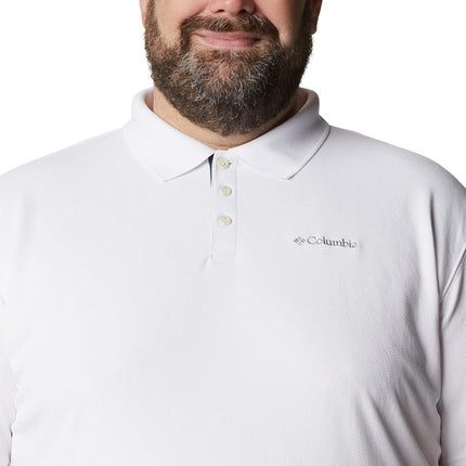 Columbia Men's Utilizer Polo Shirt, White, 4X