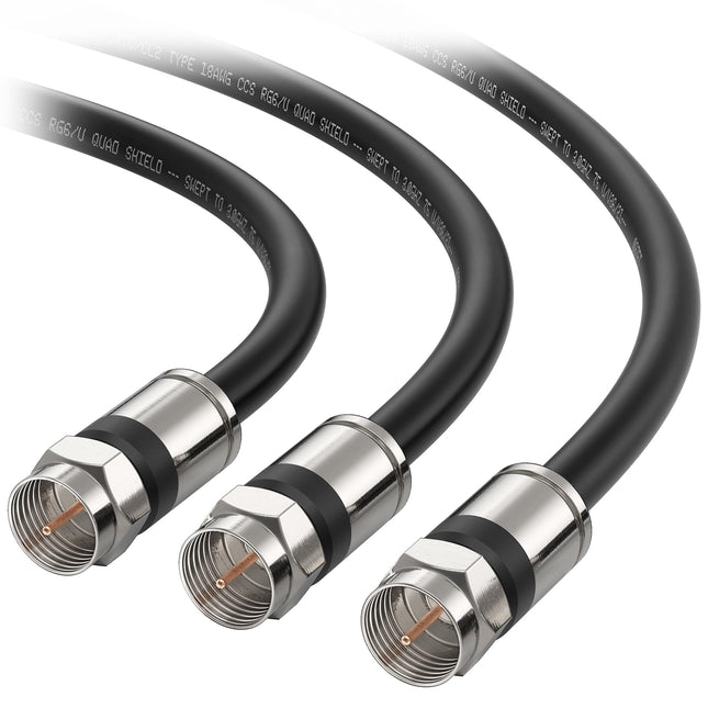 Cable Matters 3-Pack, CL2 in-Wall Rated (CM) Quad 
