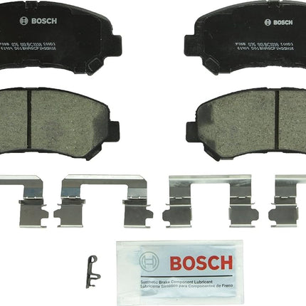 BOSCH BC1338 QuietCast Premium Ceramic Disc Brake Pad Set - Compatible with Select Nissan Maxima, Rogue, Rogue Select, Sentra; Suzuki Kizashi; FRONT