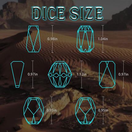 FONVGOGO DND Dice Set for Dungeons and Dragons Role Playing Game