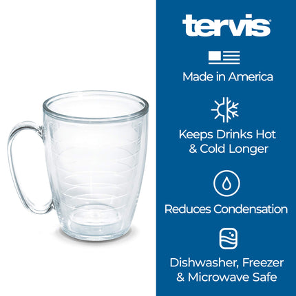 Tervis Coca-Cola-Coke Enjoy Insulated Tumbler with Emblem, 16oz Mug, Clear