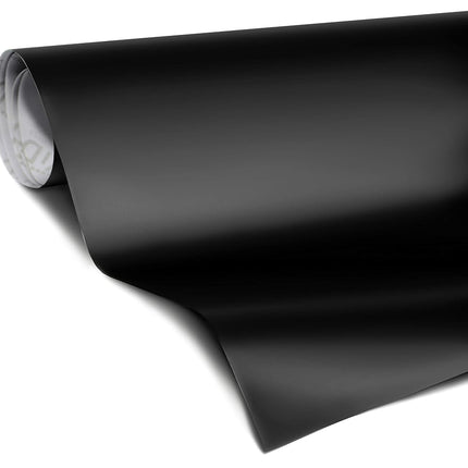 Black Matte Car Wrap Vinyl Roll with Air Release 3MIL-VViViD8 (5FT X 5FT)