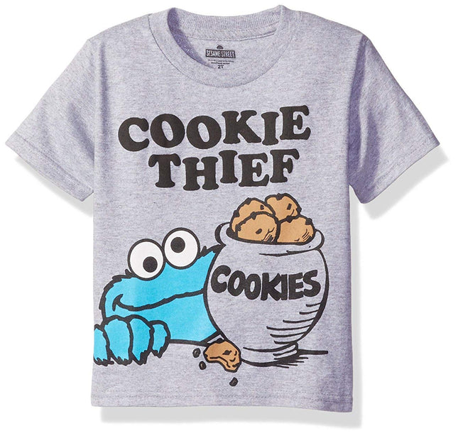 Sesame Street Little Boys' Toddler Short Sleeve T-