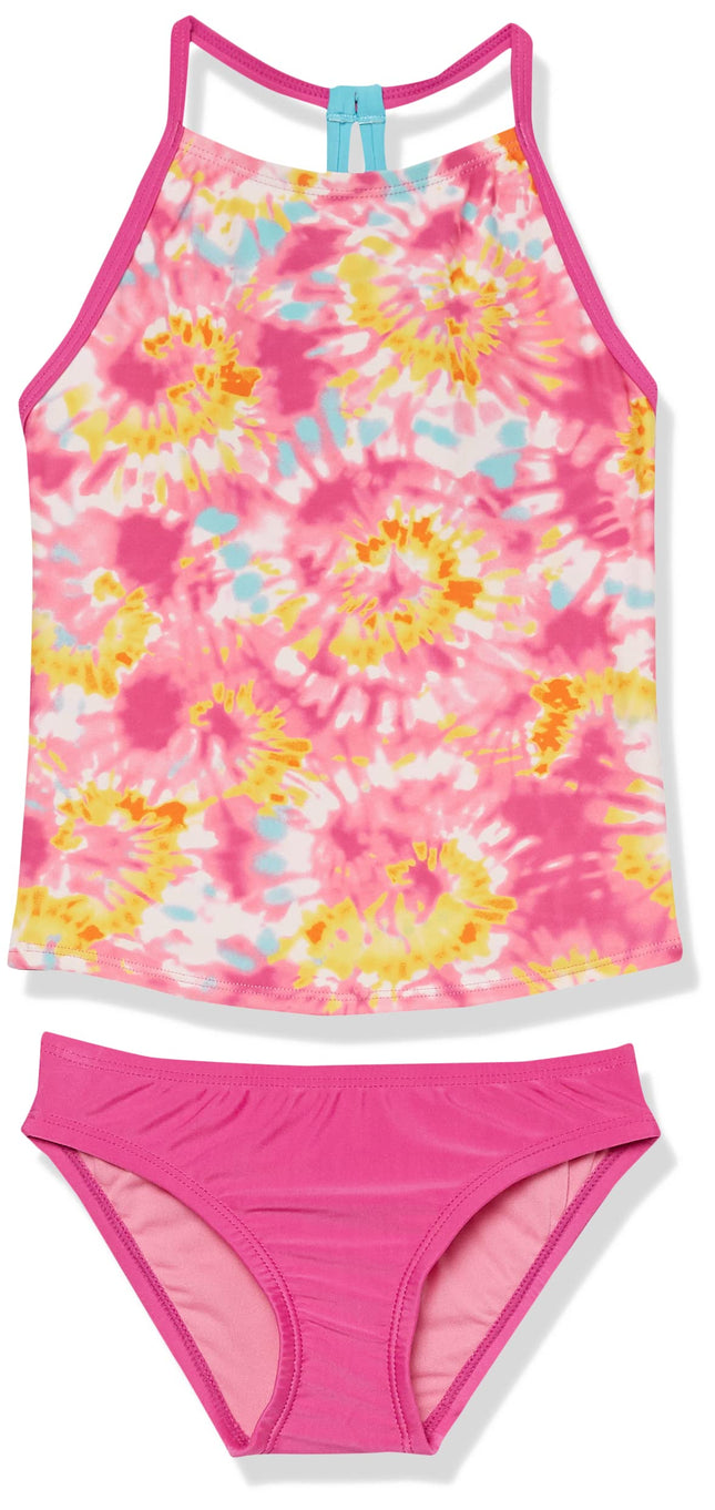Speedo Girls' Swimsuit Two Piece Tankini Thin Stra
