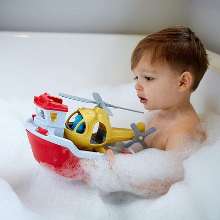 Green Toys Rescue Boat & Helicopter FFP