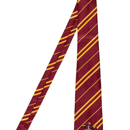 Disguise 108109 Gryffindor Necktie Costume Accessory, Striped, Brown & Gold, Adult Size