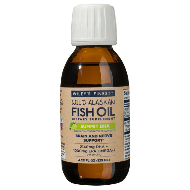 Wiley's Finest Wild Alaskan Fish Oil - Summit DHA 