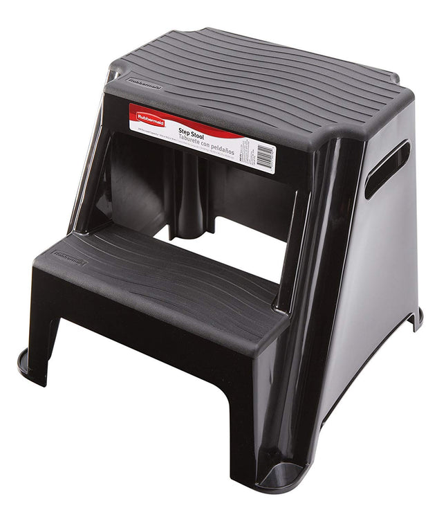 Rubbermaid RM-P2 2-Step Molded Plastic Stool with 