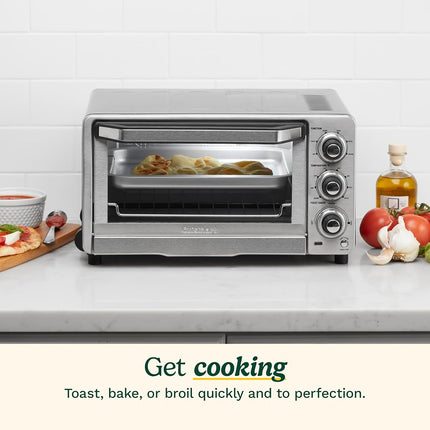 Cuisinart TOB-40 Custom Classic Toaster Oven Broiler, Black