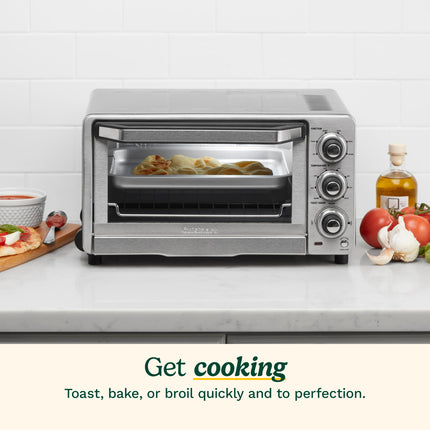 Cuisinart TOB-40 Horno Tostador con Asador Custom Classic, Negro