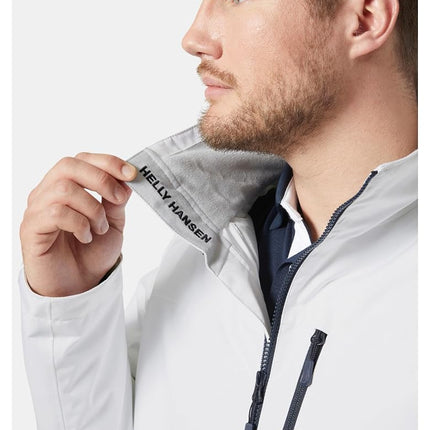 Helly Hansen Men's Crew Midlayer Jacket, White 2.0, 3XL