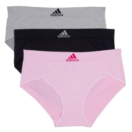 adidas womens Seamless Brief Underwear Multipack, 