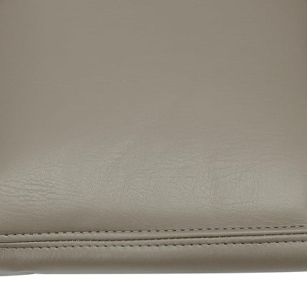 ECOTRIC Seat Bottom Cover Synthetic Leather Compatible with 2003-2007 GMC Sierra & Chevrolet Silverado 1500/2500/3500 2006-2007 Chevrolet Avalanche 1500/2500 - Medium Neutral Tan - Driver